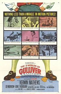 Постер Лилипуты и великаны (The 3 Worlds of Gulliver)