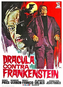 Постер Дракула против Франкенштейна (Drácula contra Frankenstein)